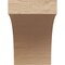 Ekena Millwork 4in. W x 6in. H x 12in. L Huntington Woodgrain TimberThane Rafter Tail, Primed Tan RFTUR04X06X12HUNRCPR - alternate 4